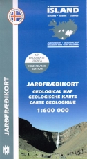 Geologische Karte von Island 1:600.000